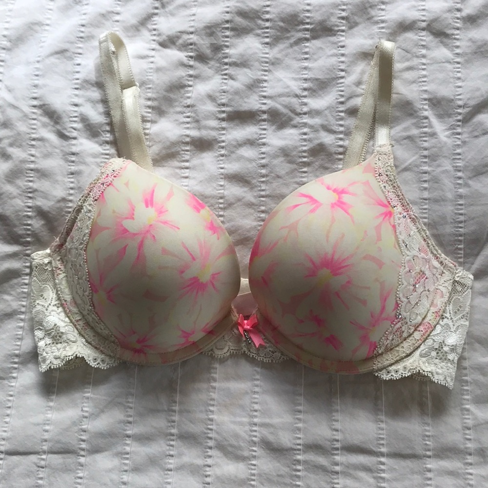 Flower Pattern 34C Victorias Secret Bra